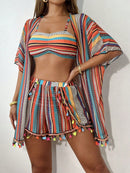 Conjunto de Biquíni 4 Peças Romana - Moda Verão 2026