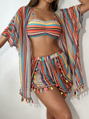 Conjunto de Biquíni 4 Peças Romana - Moda Verão 2026