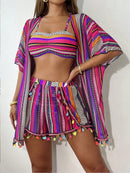 Conjunto de Biquíni 4 Peças Romana - Moda Verão 2026