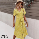 Vestido Midi Floral Ζаrа Moda Verão 2026 + Brinde Exclusivo