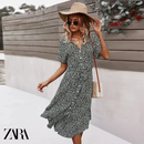 Vestido Midi Floral Ζаrа Moda Verão 2026 + Brinde Exclusivo